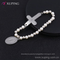 bangle-47 Xuping Virgin Mary design+cross bracelet beaded jewelry